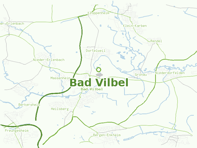 Karte von Bad Vilbel