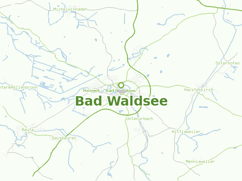 Karte von Bad Waldsee