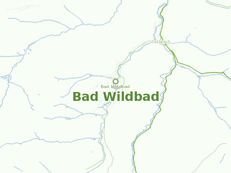Karte von Bad Wildbad