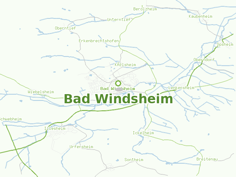 Karte von Bad Windsheim