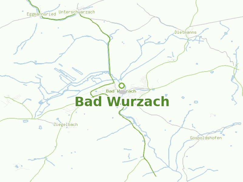 Karte von Bad Wurzach