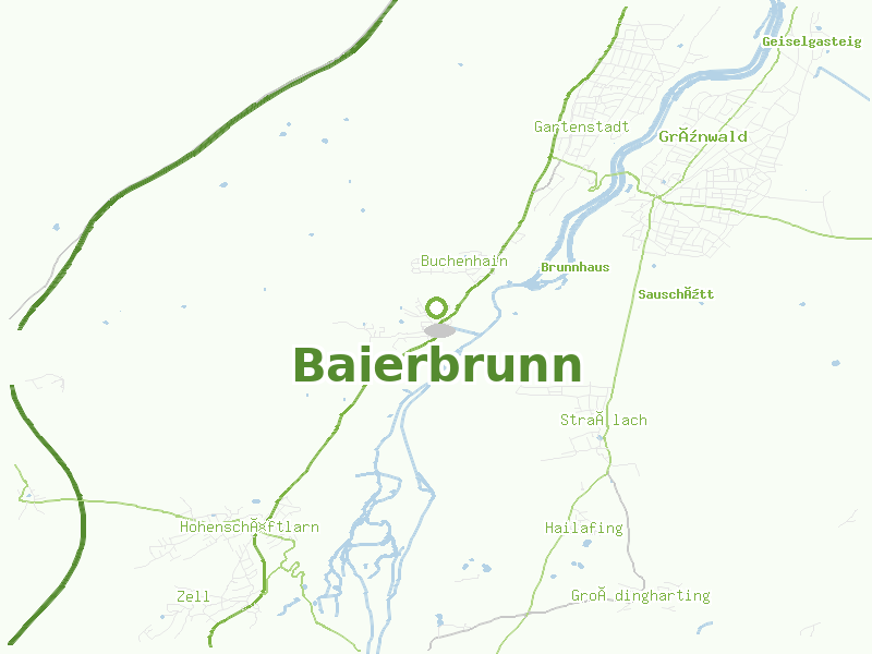 Karte von Baierbrunn