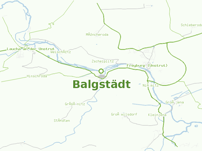 Karte von Balgstädt
