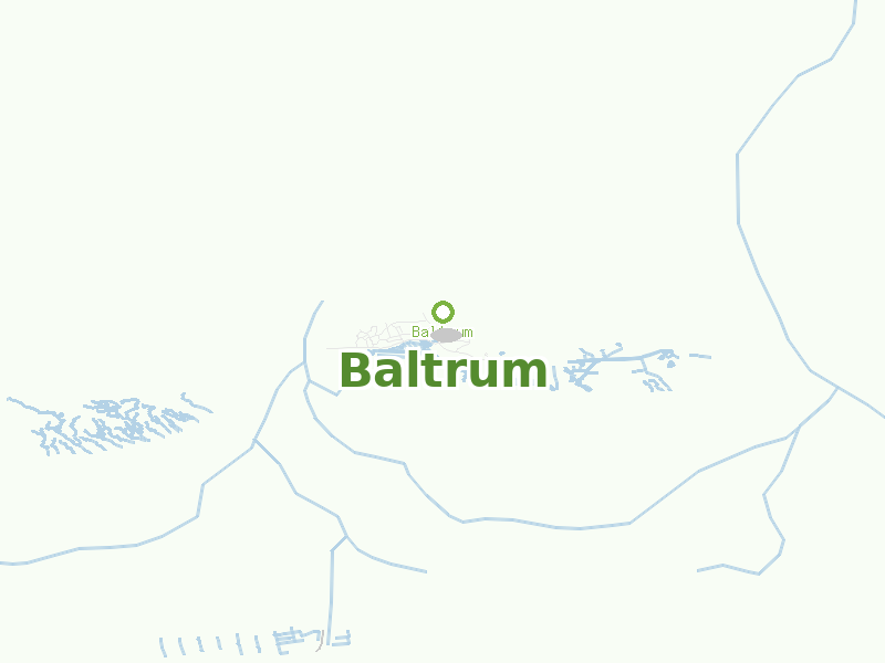 Karte von Baltrum