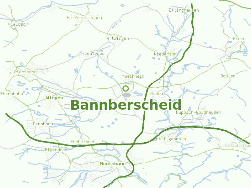 Karte von Bannberscheid
