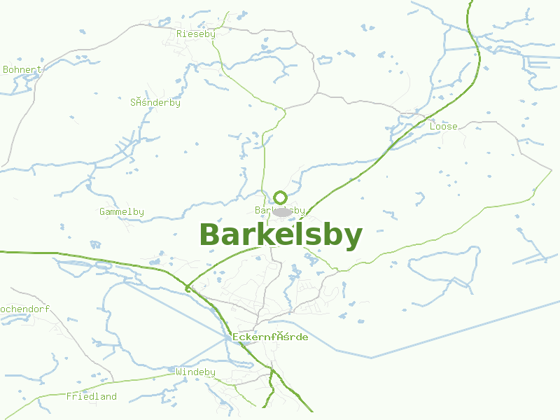 Karte von Barkelsby