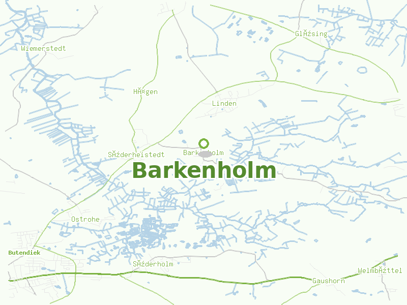 Karte von Barkenholm
