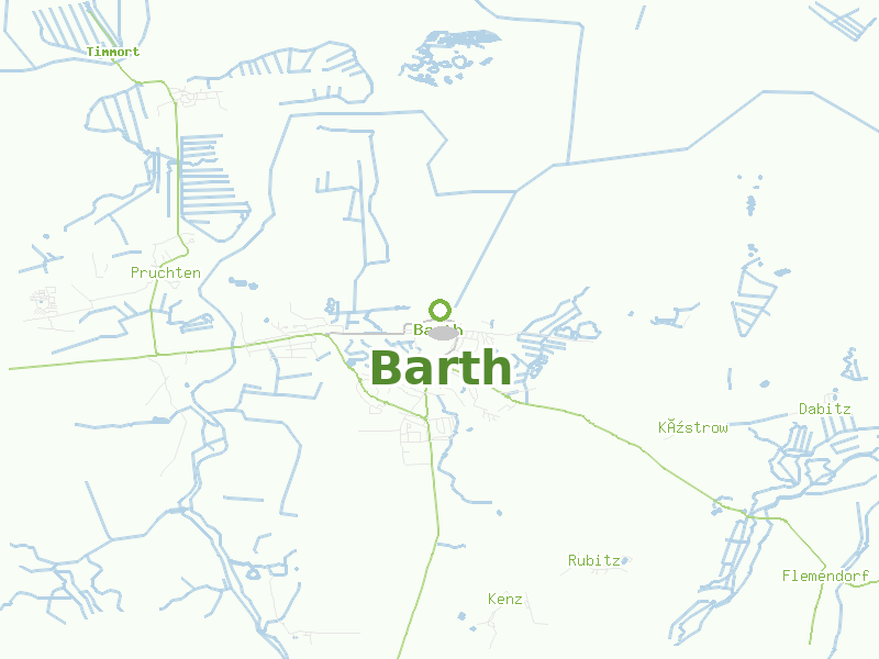Karte von Barth