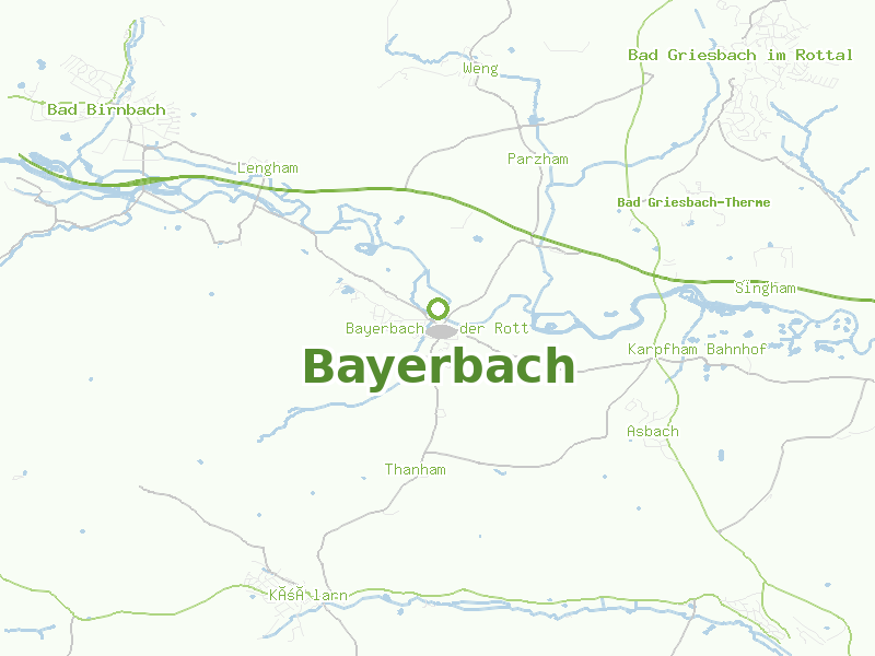Karte von Bayerbach