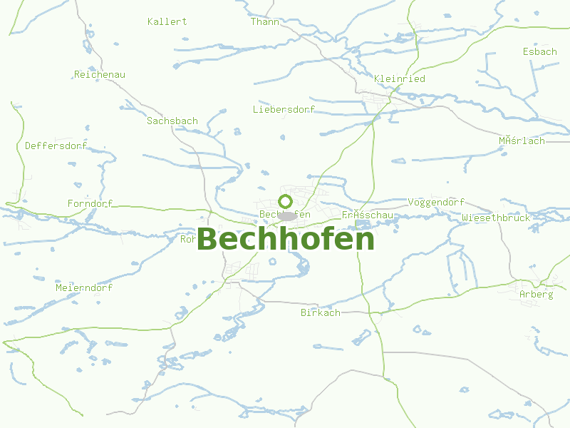 Karte von Bechhofen