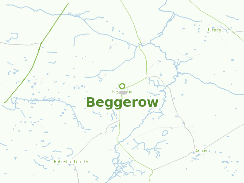 Karte von Beggerow