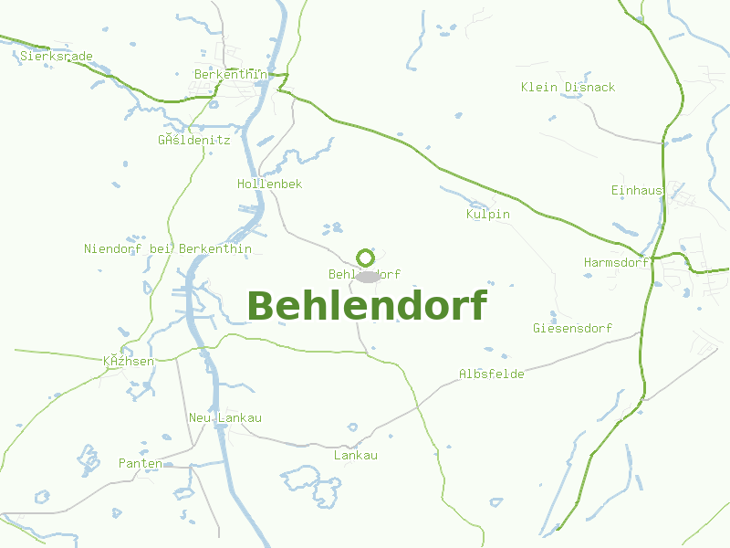 Karte von Behlendorf