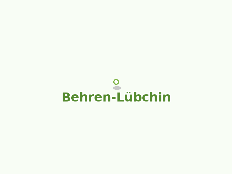 Karte von Behren-Lübchin