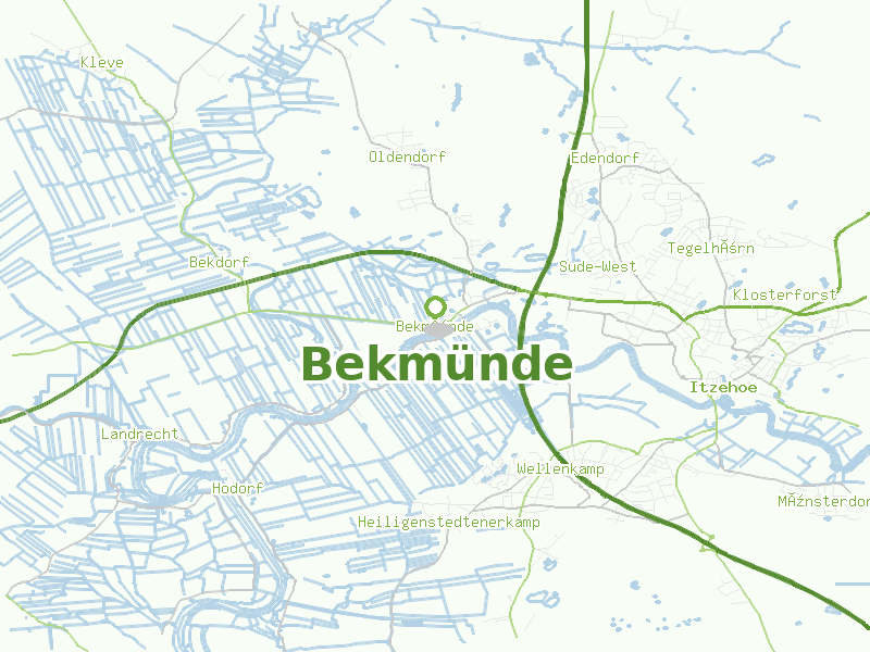 Karte von Bekmünde