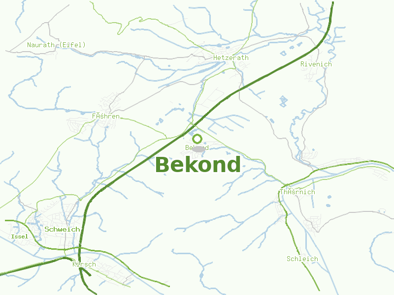 Karte von Bekond