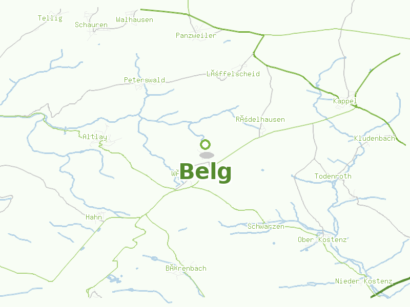 Karte von Belg