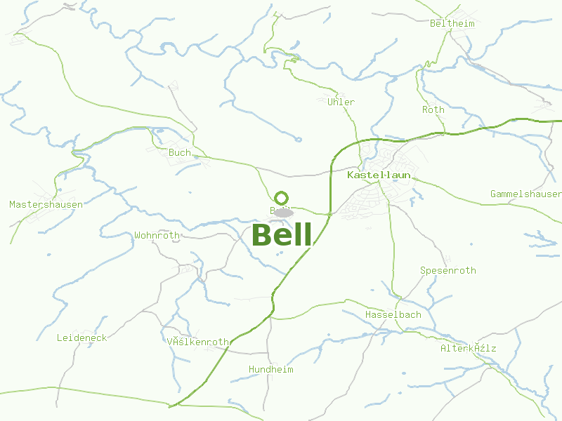 Karte von Bell