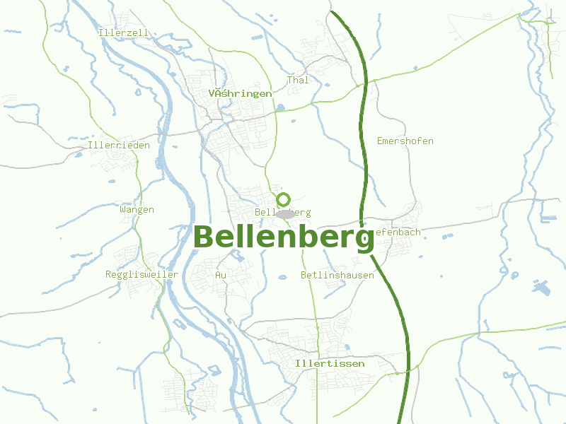 Karte von Bellenberg