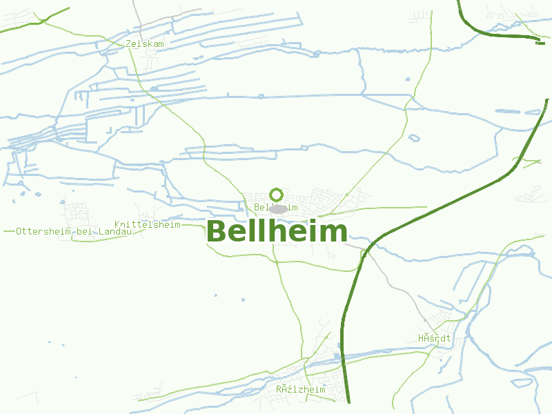 Karte von Bellheim