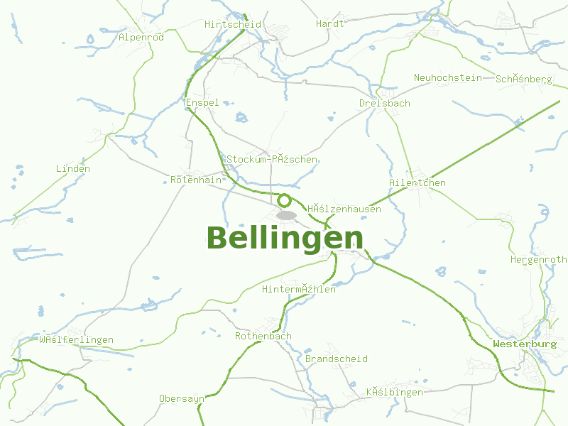 Karte von Bellingen