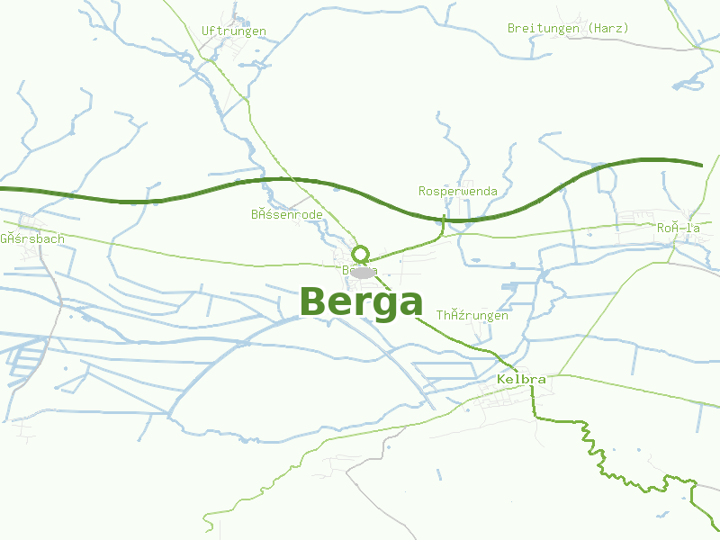 Karte von Berga