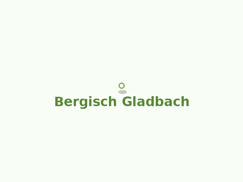 Karte von Bergisch Gladbach