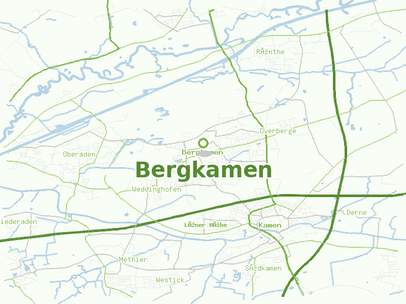 Karte von Bergkamen