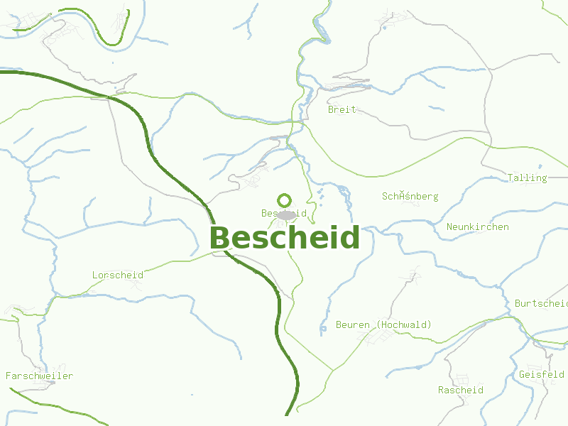 Karte von Bescheid
