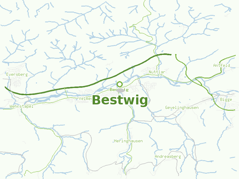 Karte von Bestwig