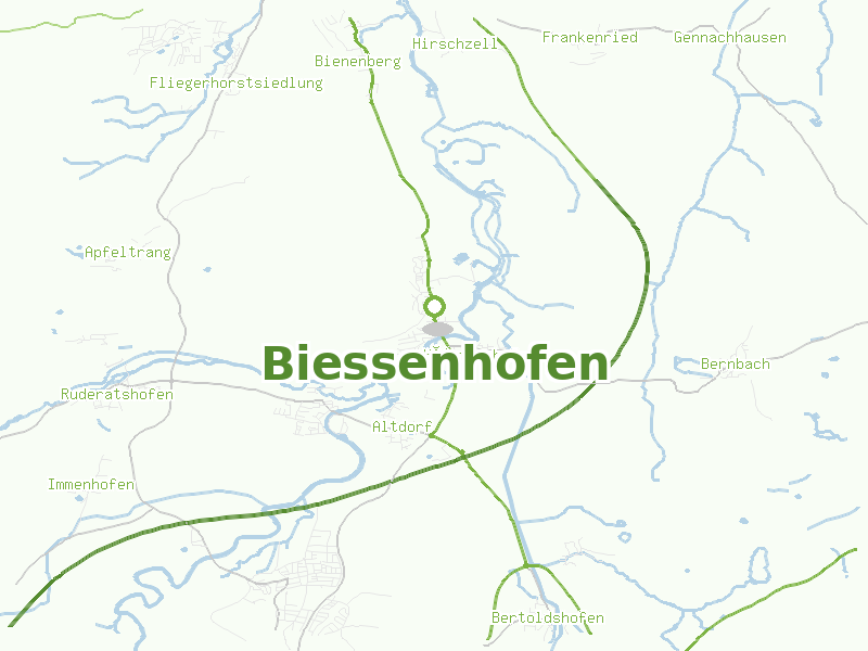 Karte von Biessenhofen
