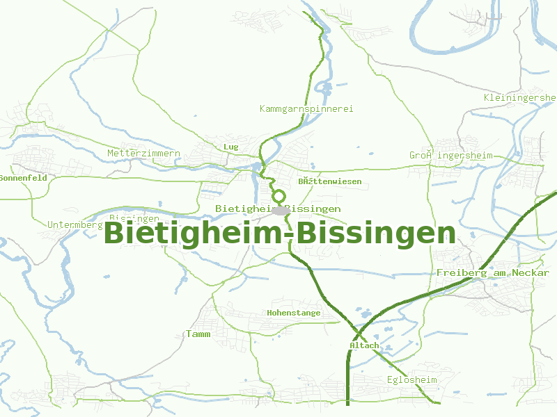 Karte von Bietigheim-Bissingen