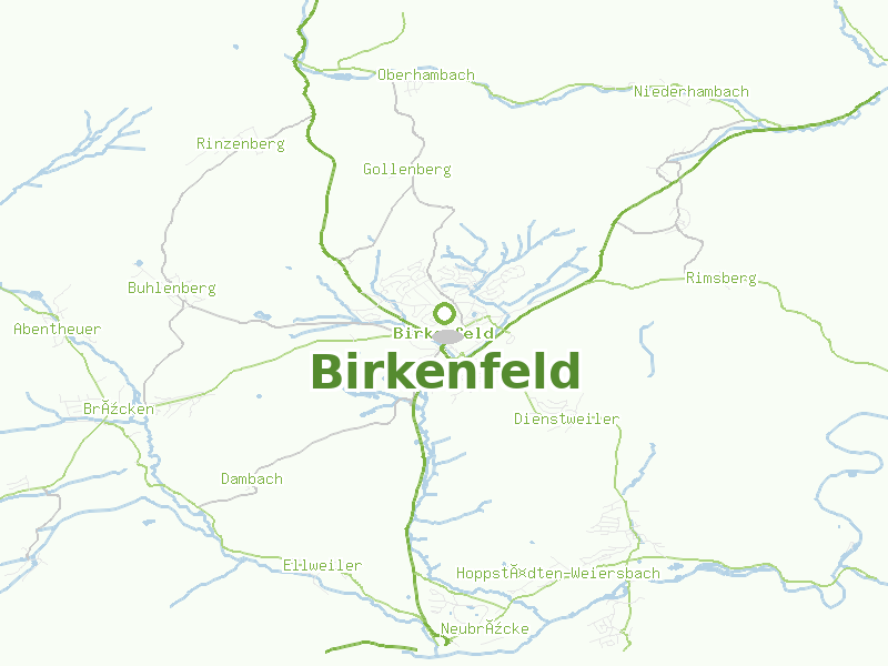 Karte von Birkenfeld