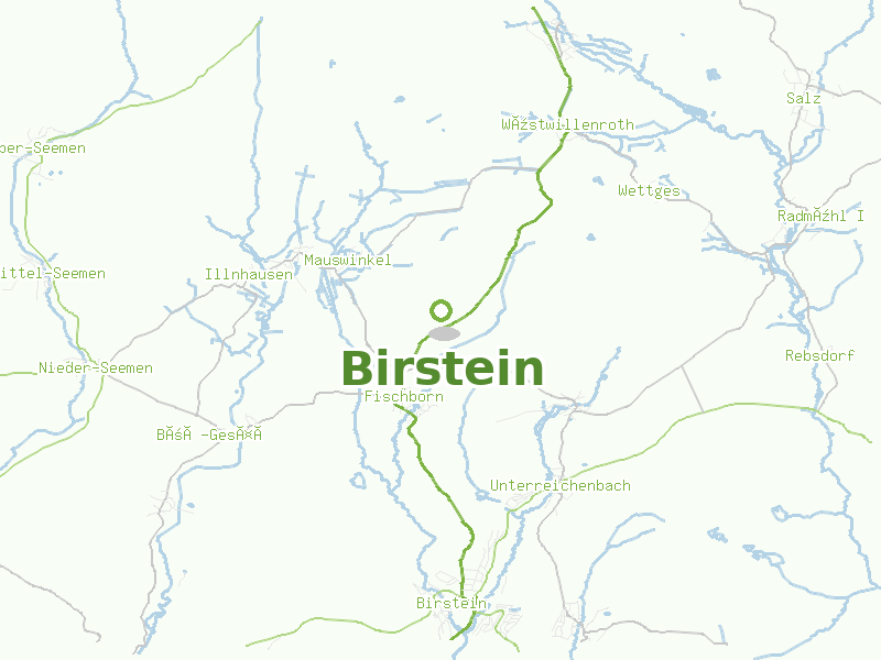 Karte von Birstein