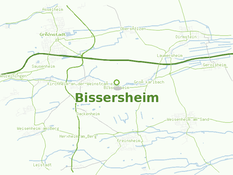 Karte von Bissersheim