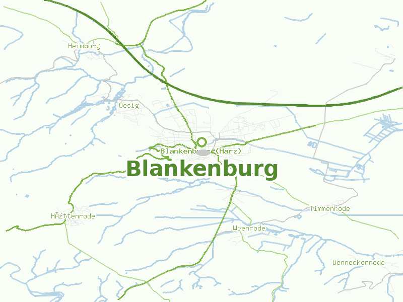 Karte von Blankenburg