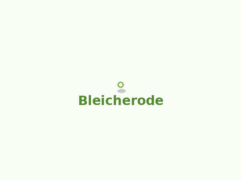 Karte von Bleicherode