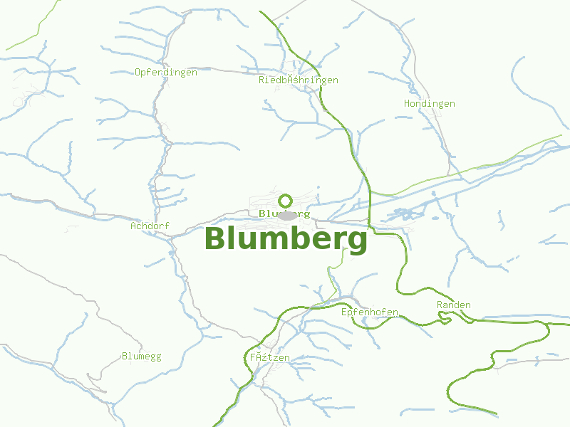 Karte von Blumberg