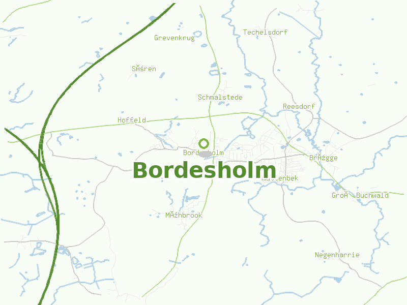 Karte von Bordesholm