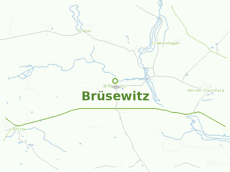Karte von Brüsewitz