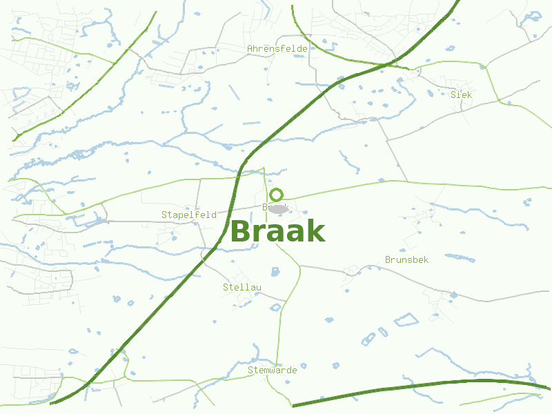 Karte von Braak
