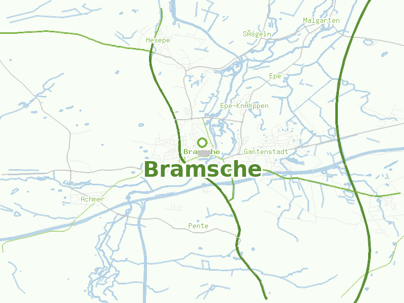 Karte von Bramsche