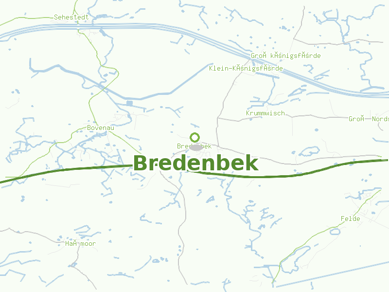 Karte von Bredenbek