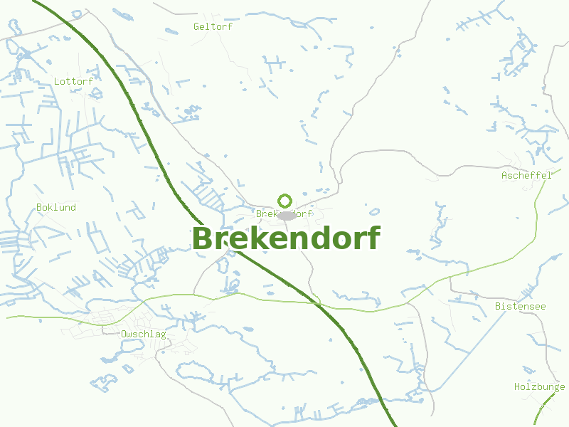 Karte von Brekendorf