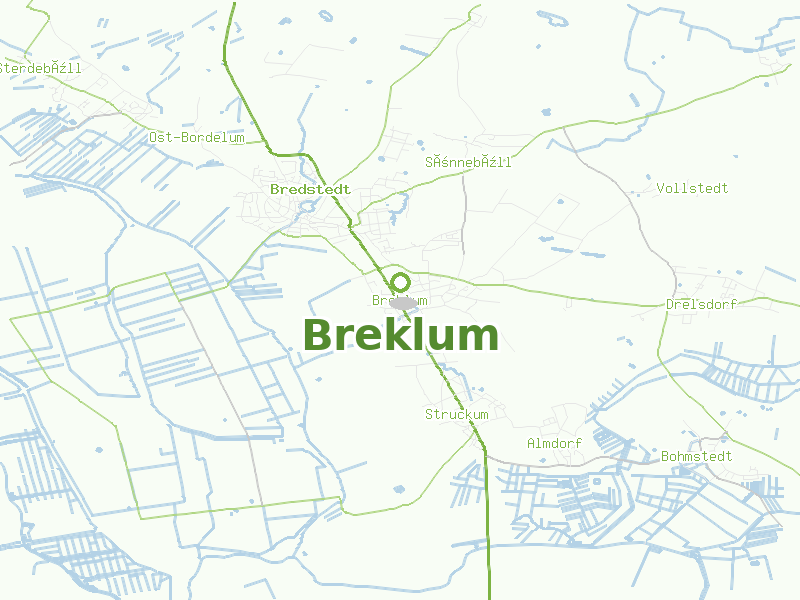 Karte von Breklum
