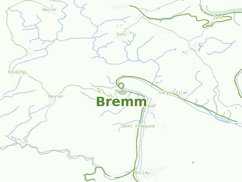 Karte von Bremm