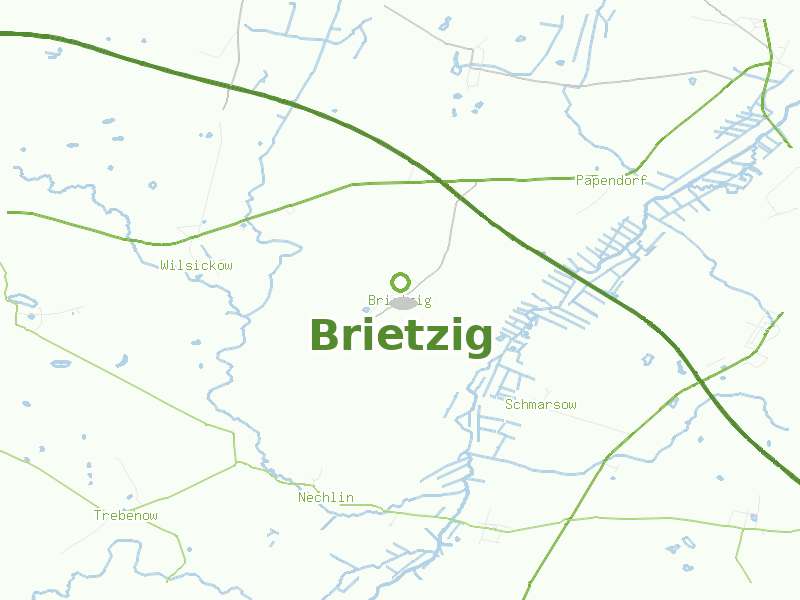 Karte von Brietzig