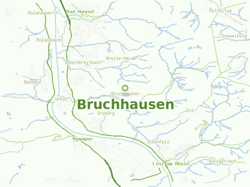 Karte von Bruchhausen