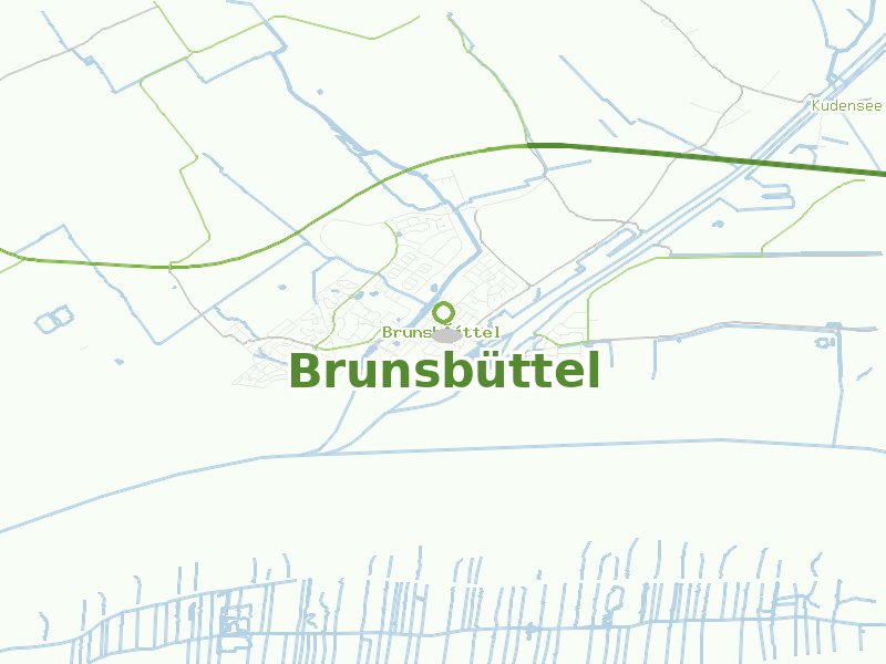 Karte von Brunsbüttel