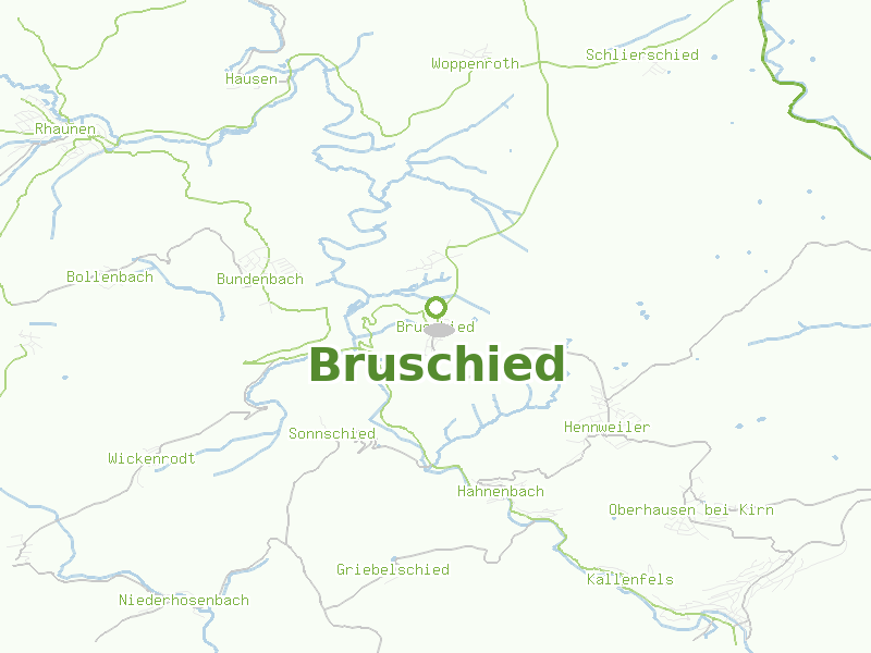 Karte von Bruschied
