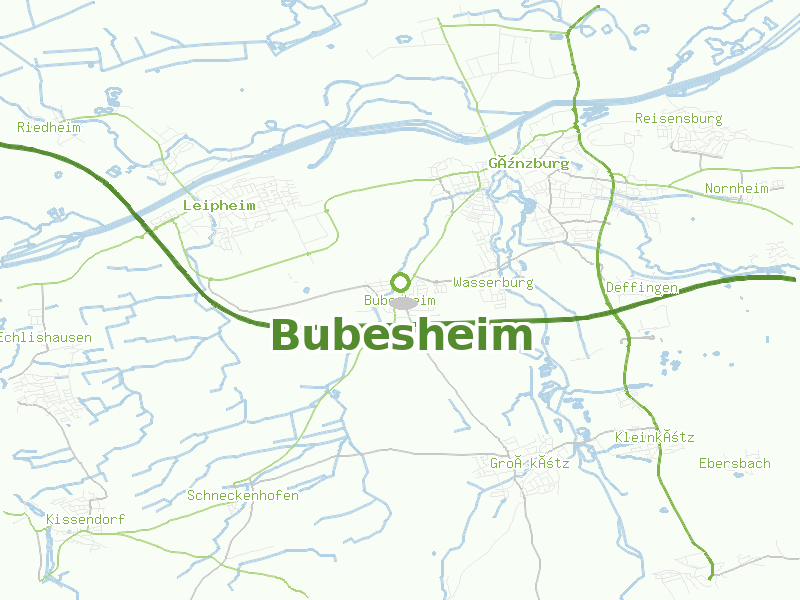 Karte von Bubesheim